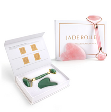 Lade das Bild in den Galerie-Viewer, Beauty Set with Gua Sha and Facial Roller
