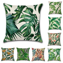 Lade das Bild in den Galerie-Viewer, Tropical Leaf Cushion Cover
